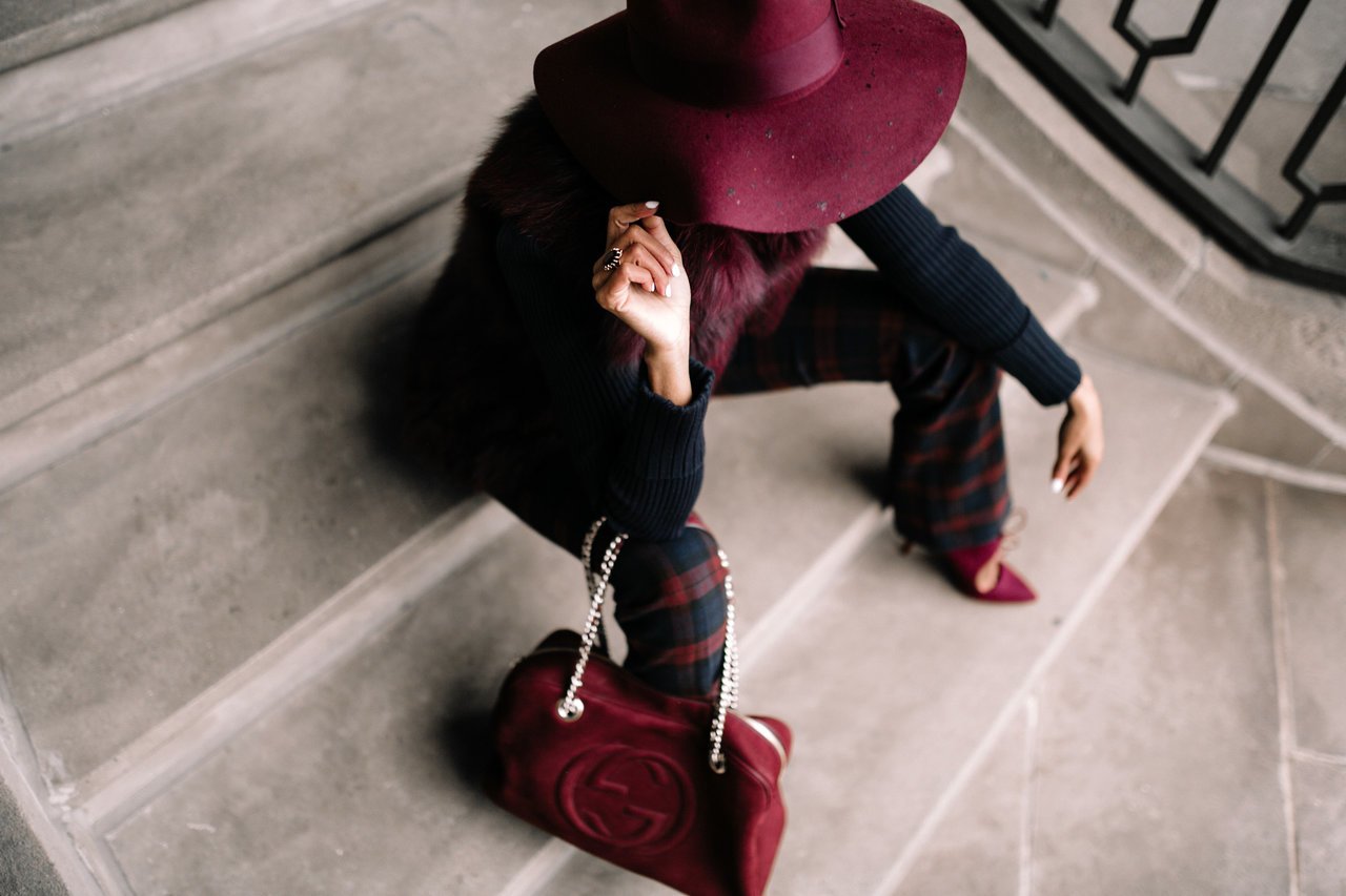 Burgundy Hat
